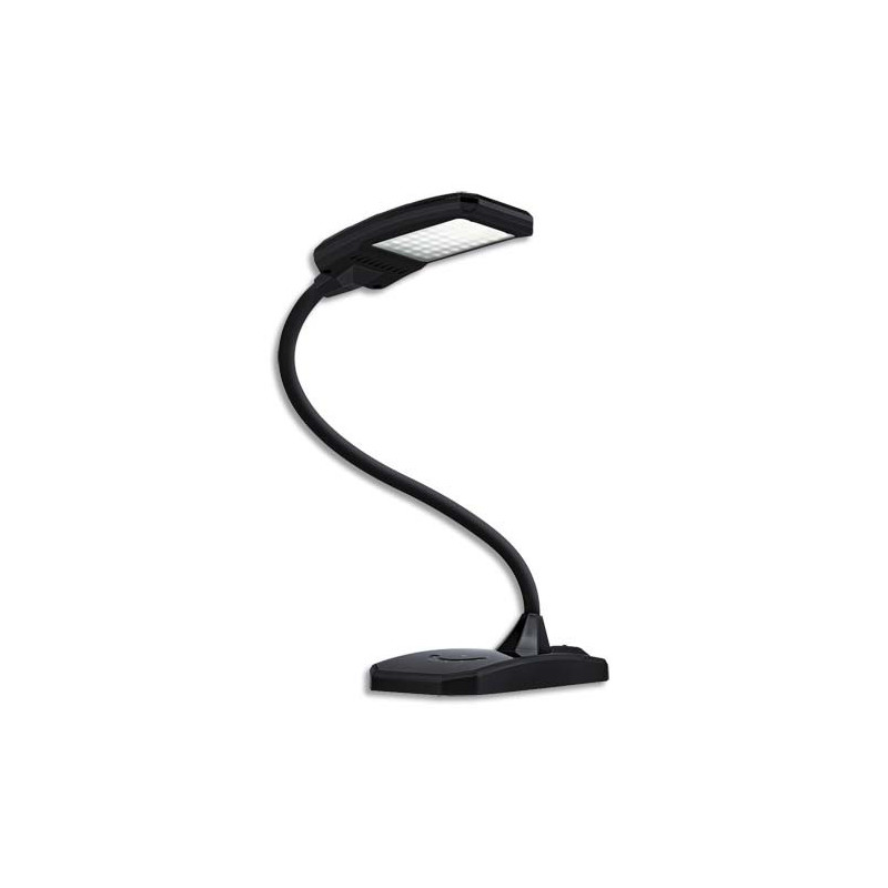 HANSA Lampe à LED TWIST bras flexible - base métal coloris Noir