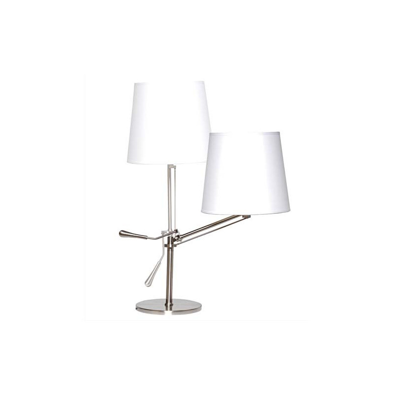 UNILUX Lampe abat-jour réglable en inclinaison. LED 12W E27, 20 000h, 68 lm/W Interr sur cordon Classe A