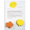 POST-IT Bloc repositionnable 225 feuilles forme bulle 2007SB