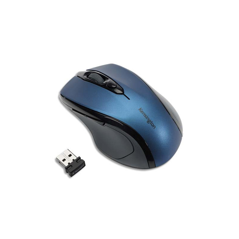 KENSINGTON Souris sans fil Pro Fit, taille moyenne, bleue, K72421WW