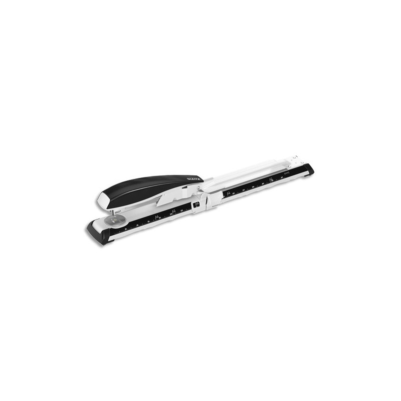 LEITZ Agrafeuse long-bras. Agrafes 24/6 ou 26/6. 40 feuilles.