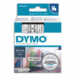 DYMO Ruban D1 Noir/Blanc...