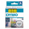 DYMO Ruban D1 Noir/Jaune 24 mm x 7m pour LM300