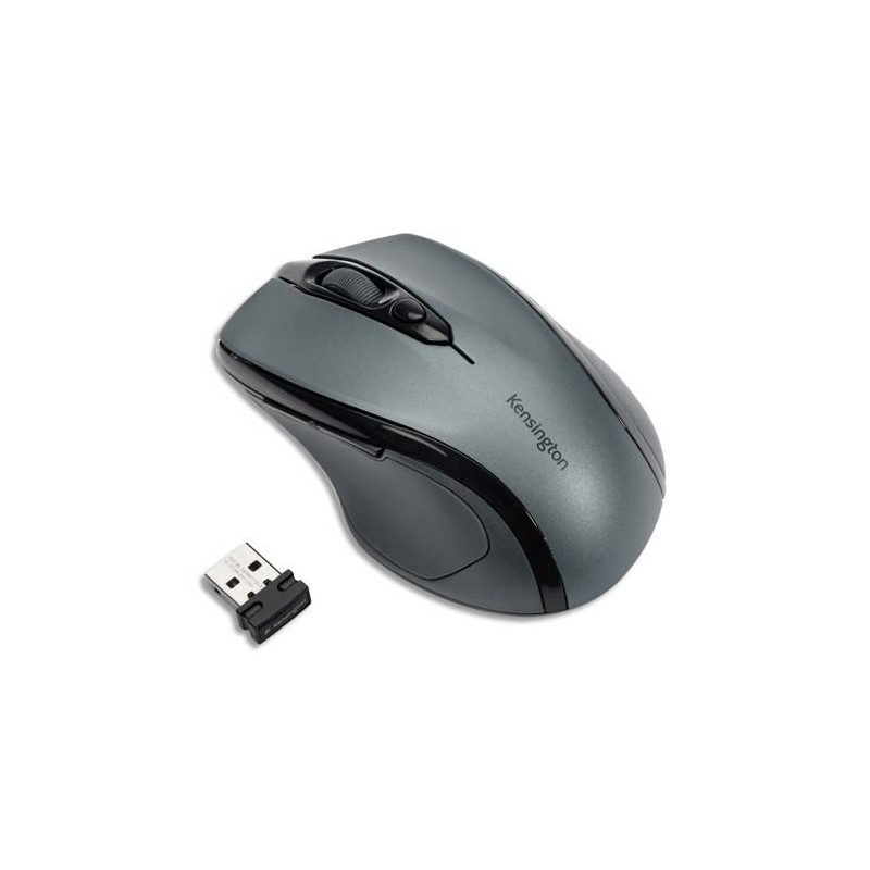 KENSINGTON Souris sans fil Pro Fit, taille moyenne, grise, K72423WW