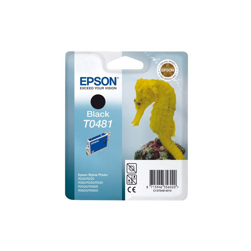 EPSON Cartouche Jet d'Encre QuickDry Noir ''Hippocampe'' - C13T04814010