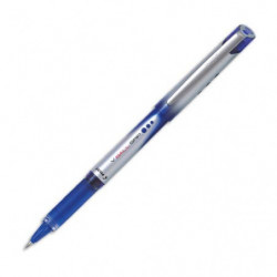 PILOT Stylo roller pointe métal 0,7 mm encre liquide Bleue + grip confort V-BALL GRIP