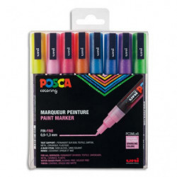 UNI POSCA Coffret de 8...