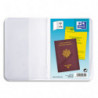 OXFORD Etuis pour passeport, 9,5 x 13 cm, en PVC 30/100e. Présentation 2 volets