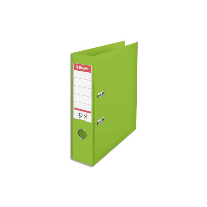 ESSELTE Classeur à levier N°1 POWER, A4, 7,5 cm, PP, vert vivida