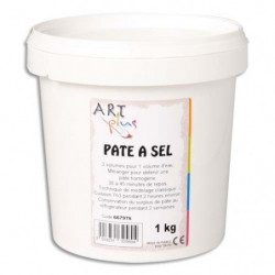 ART PLUS Seau de 1 kg de pâte à sel
