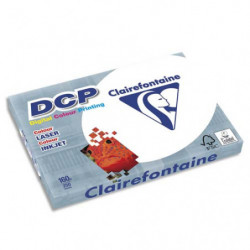 CLAIREFONTAINE Ramette de 250 feuilles papier Blanc DCP copieur, Laser, Jet d'encre couleur 160 gr A3