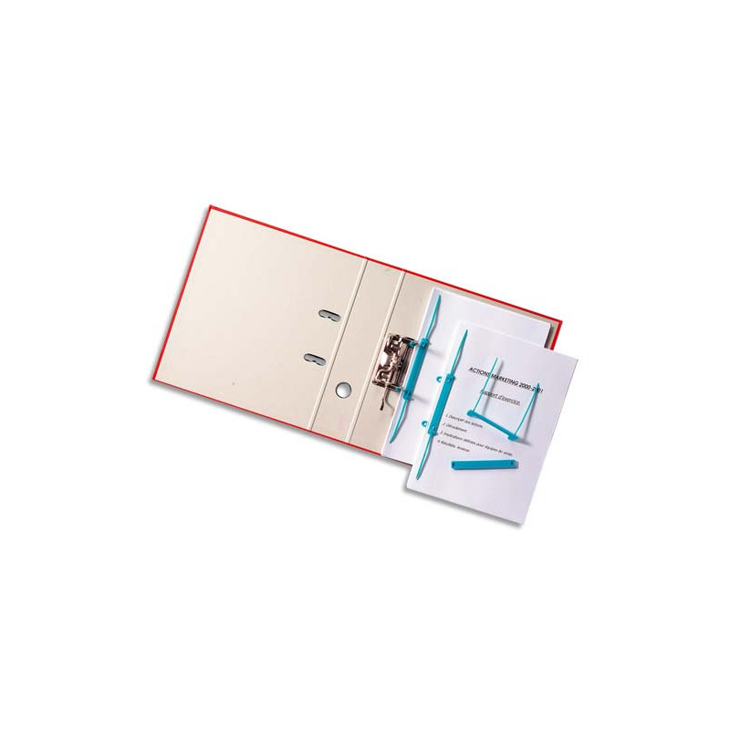 ACCO Boîte de 50 attaches à relier avec perforations Capiclass B