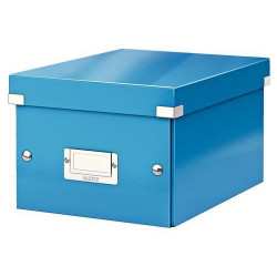 LEITZ Boîte CLICK&STORE S-Box. Format A5 - Dimensions : L216xH160xP282mm. Coloris Bleu Wow.