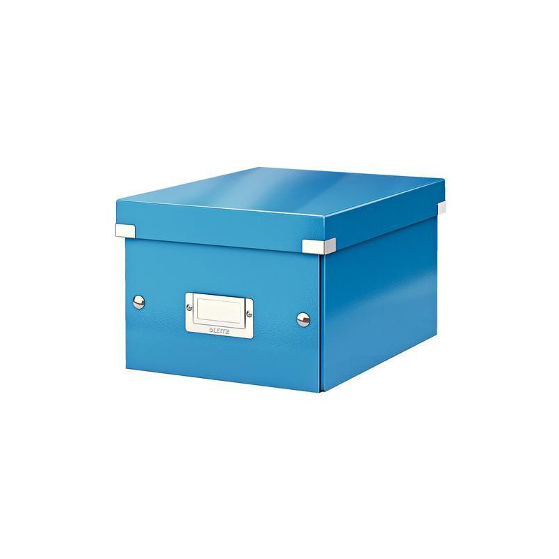 LEITZ Boîte CLICK&STORE S-Box. Format A5 - Dimensions : L216xH160xP282mm. Coloris Bleu Wow.