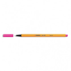 STABILO point 88 stylo-feutre pointe fine (0,4 mm) - Rose foncé