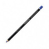 STAEDTLER Boïte de 12 crayons marqueur à sec permanent, toutes surfaces, coloris Bleu GLASOCHROM