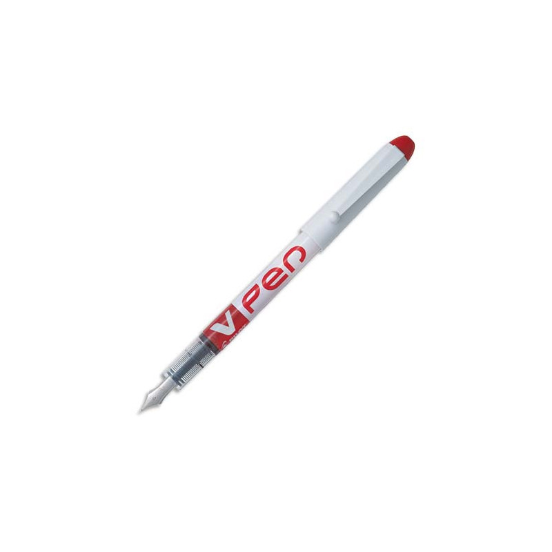 PILOT Stylo à plume jetable largeur de trait 0,4 mm encre liquide Rouge V-PEN