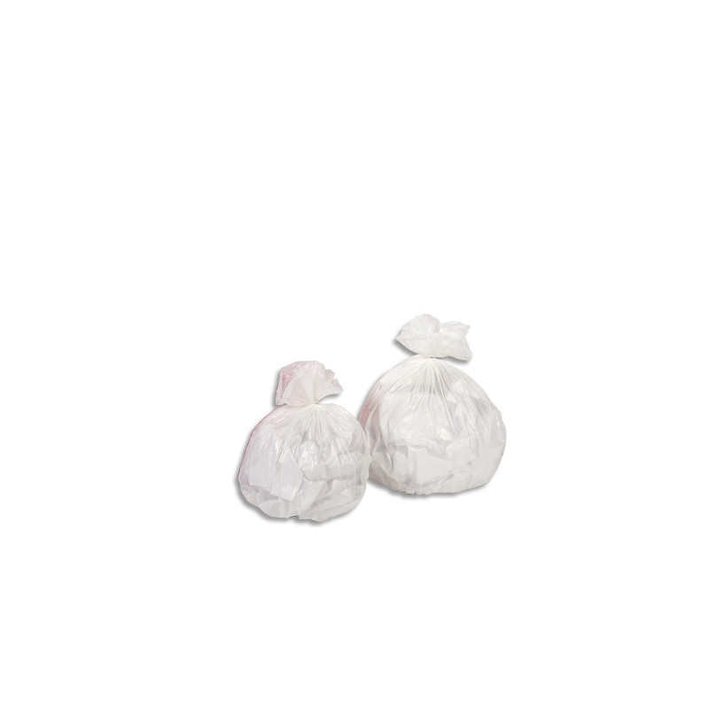 Boîte de 1000 sacs poubelles 10 litres Blanc 10 microns