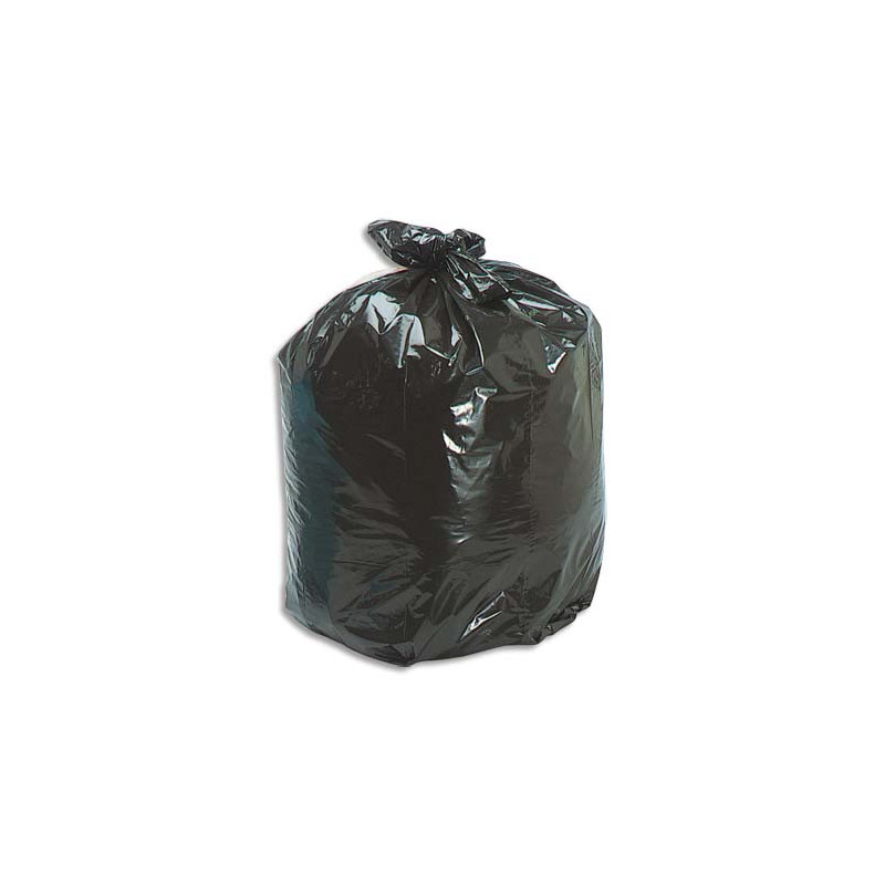 Boîte de 500 sacs poubelles 30 litres Noir 25 microns