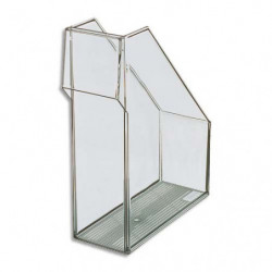 LEITZ Porte-revues Exclusive -Transparent - H31,8 x P 28,6 cm - Dos 10 cm