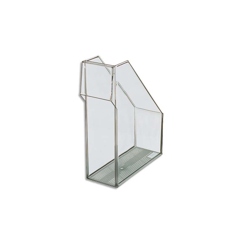 LEITZ Porte-revues Exclusive -Transparent - H31,8 x P 28,6 cm - Dos 10 cm