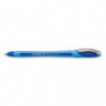 SCHNEIDER Stylo bille SLIDER MEMO à capuchon,pointe large,corps caoutchouc,encre indélébile Bleue