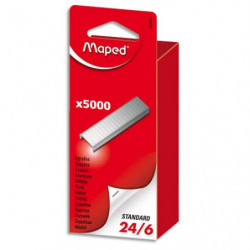 MAPED Boîte brochable de 5 000 agrafes 24/6