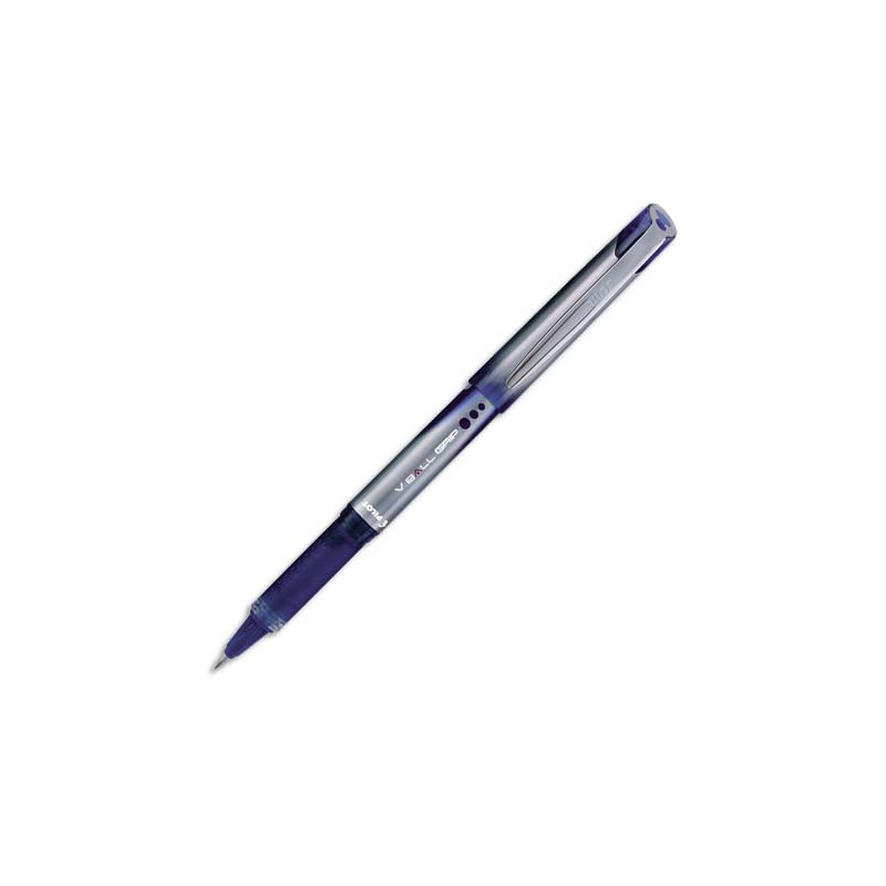 PILOT Stylo roller pointe métal 1 mm encre liquide Noire + régulateur de débit V-BALL GRIP