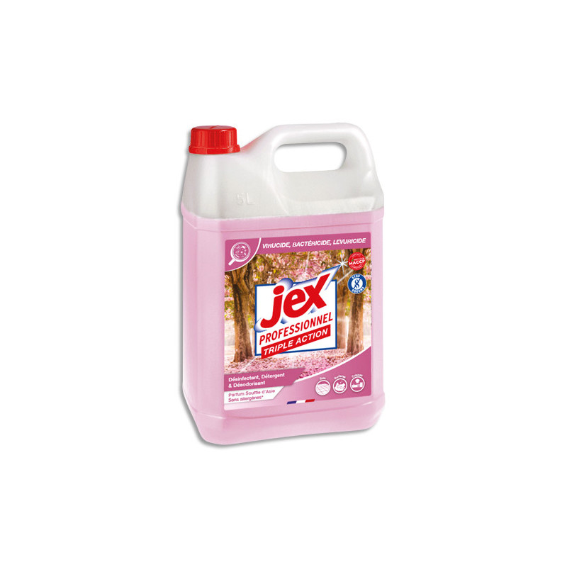 JEX PROFESSIONNEL Bidon de 5L Nettoyant multi-usages triple action parfum Souffle d'Asie