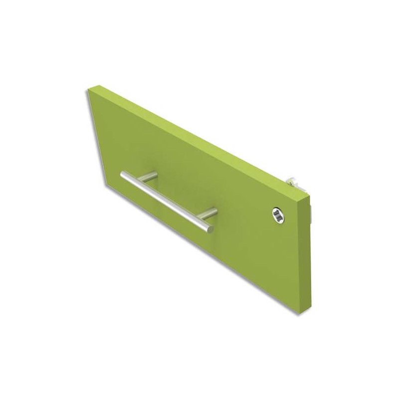 SIMMOB Option façade pour caisson de console INEO - Dimensions : L41,5 x H17 x P2 cm coloris Anis