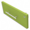 SIMMOB Option façade pour caisson de console INEO - Dimensions : L41,5 x H17 x P2 cm coloris Anis