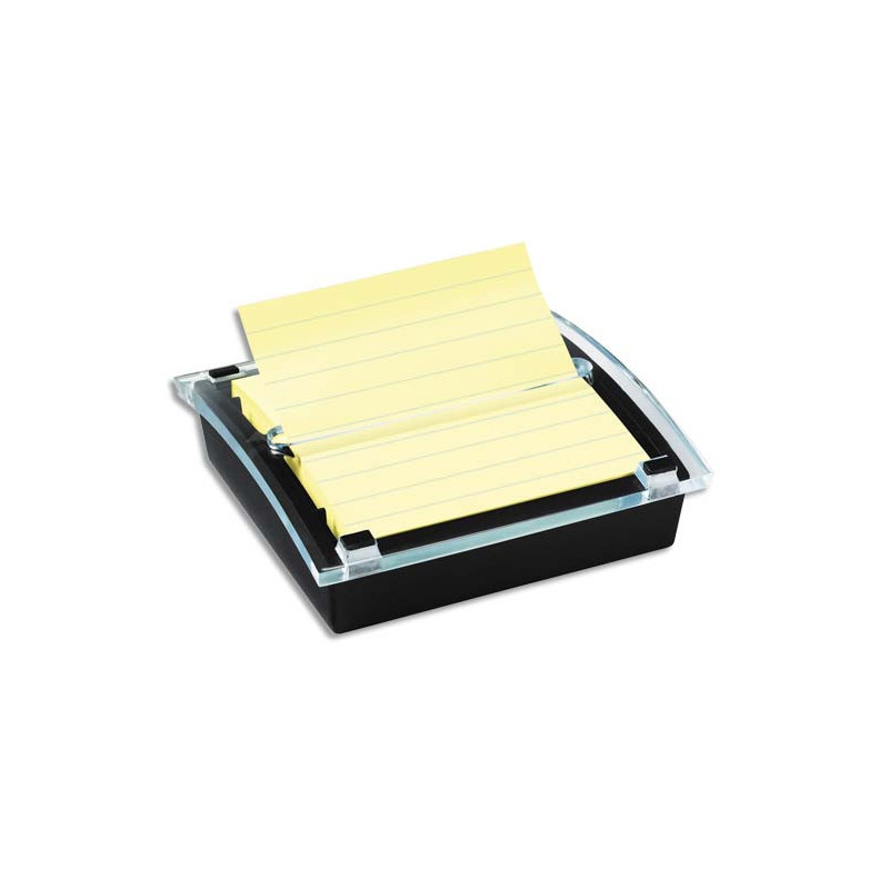 POST-IT Dévidoir Z-Notes Millénium pour notes 101x101mm, livré avec 1 bloc 90 feuilles Jaunes