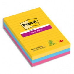 POST-IT Lot de 3 blocs 90F...