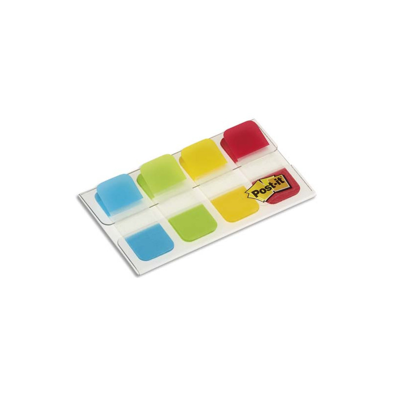 POST-IT Blister de 40 mini marque-pages rigides couleurs classiques