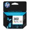 HP 302 Cartouche d'Encre Trois Couleurs Authentique (F6U65AE)