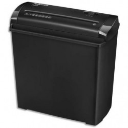 FELLOWES Destructeur P-25S coupe droite,détruit 5feuilles en bande 7mm,sécurité P-1,corbeille 11L 4701001