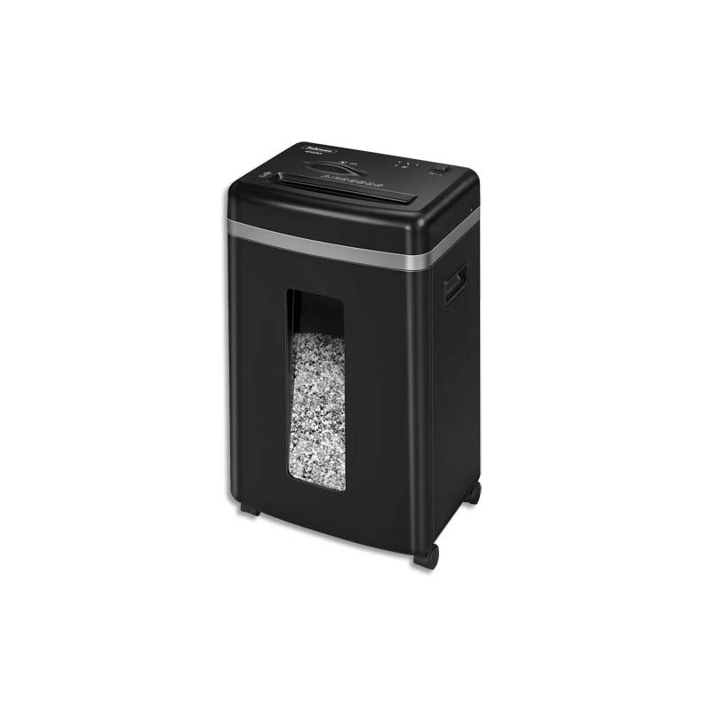 FELLOWES Destructeur coupe MicroShred 450M sécurité P-5, corbeille 22 litres 4074101