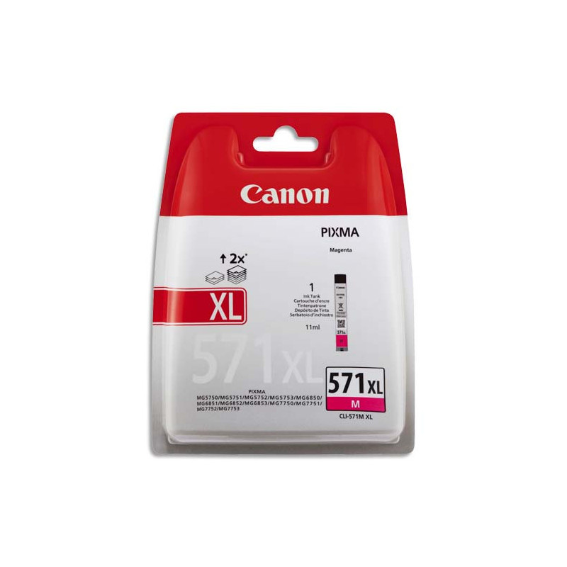 CANON Cartouche Jet d'encre CLI-571XL Magenta 0333C001AA