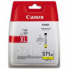 CANON Cartouche Jet d'encre CLI-571XL Jaune 0334C001AA