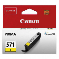 CANON Cartouche Jet d'encre CLI-571 Jaune 0388C001AA