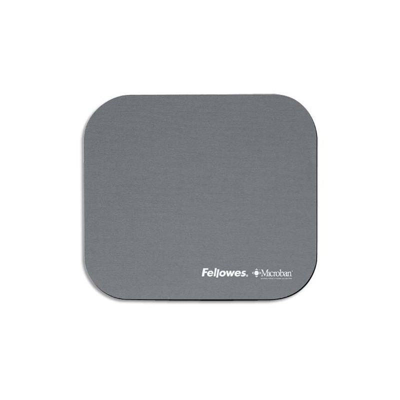 FELLOWES Tapis de souris antibactérien Argent Microban 5934005