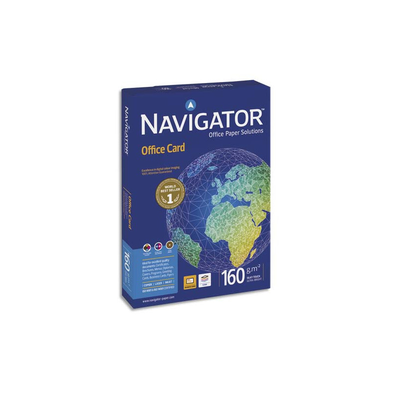 NAVIGATOR Ramette 250 feuilles papier extra Blanc Navigator Office Card A3 160G CIE 169