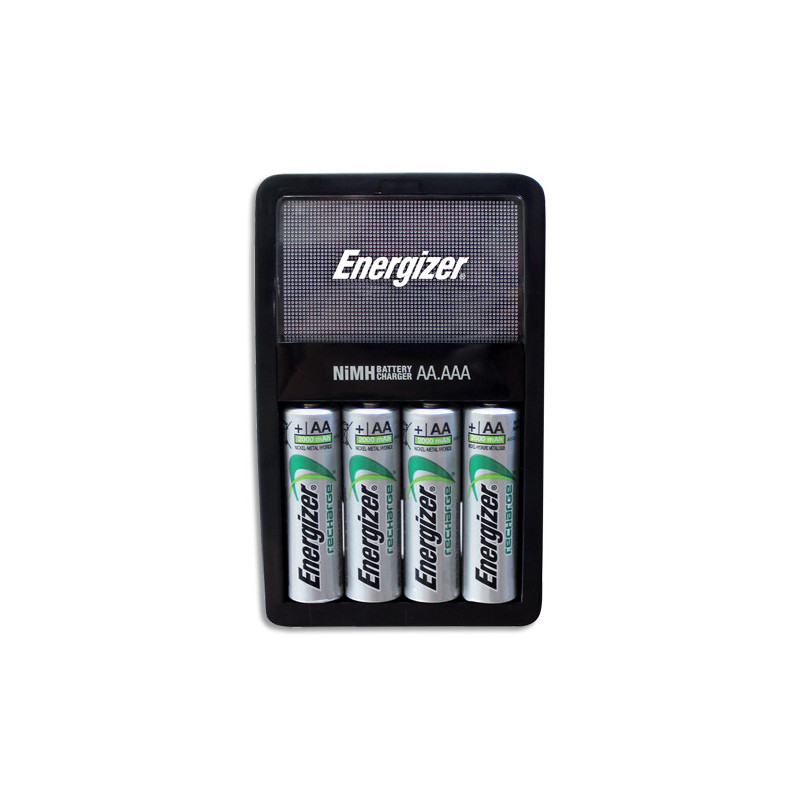 ENERGIZER Chargeur 1h 4 piles AA 2300 mAh