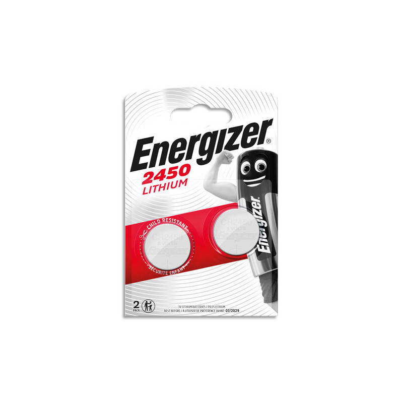 ENERGIZER Pile Lithium CR2450, pack de 2 piles