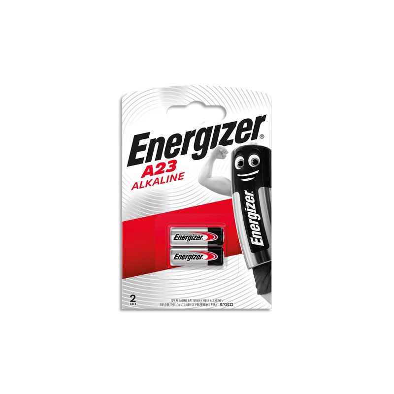 ENERGIZER Pile Alcaline A23/E23A, pack de 2 piles
