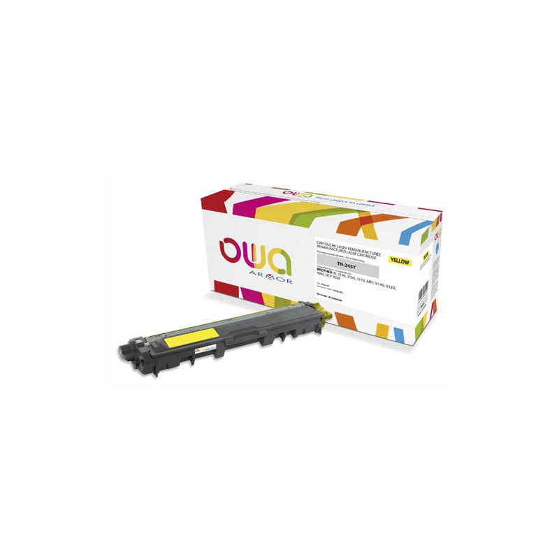 OWA Cartouche compatible Laser Jaune BROTHER TN245Y K15660OW