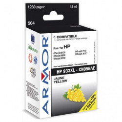 ARMOR Cartouche Jet d'encre compatible Jaune HP 933XL CN056AE K20428