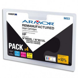 ARMOR Pack Jet d'encre compatible HP CN045AE BCMY B10312R1