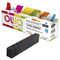 OWA Cartouche Jet d'encre compatible Noir HP CN621AE K20479OW