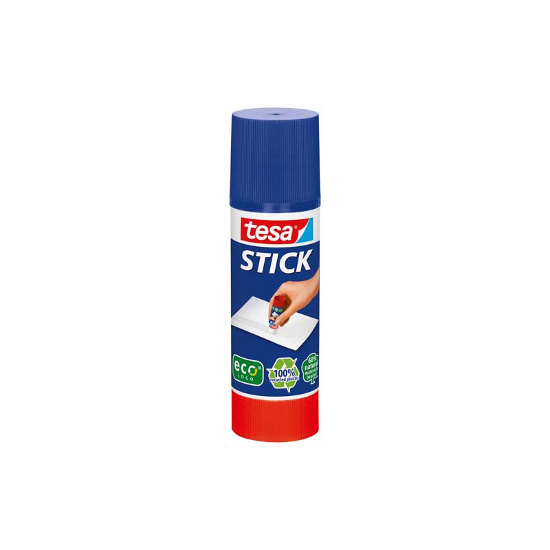 TESA Easy stick ecologo bâton de colle forme ronde recyclé 40G